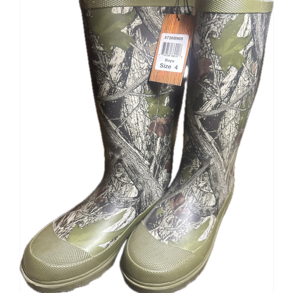 Northside Navajo Jr Big Kid Brown Camo Rain Boots Big Kids Sz 4